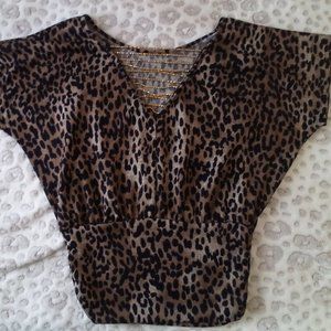 Leopard Print Blouse